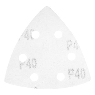 Треугольник абразивный на ворсовой подложке под "липучку", перфорированный, P 40, 93 мм, 5 шт Matrix купить в Москве с доставкой по всей России | ProtosMarket.ru