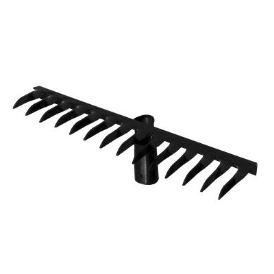 Грабли стальные, 300 мм, 14 витых зубьев, без черенка, Сибртех купить в Москве с доставкой по всей России | ProtosMarket.ru