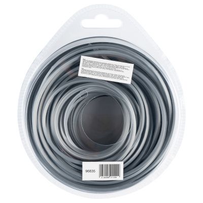 Леска для триммера армированная алюминием квадратная, 2,7мм х 15м, блистер ALUFLEX Denzel купить в Москве с доставкой по всей России | ProtosMarket.ru