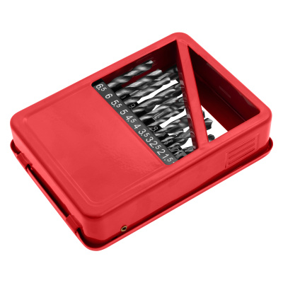 Набор сверл по металлу, 1-10 мм (через 0.5 мм) HSS 19 шт, металлическая коробка, цилиндрический хвостовик Matrix купить в Москве с доставкой по всей России | ProtosMarket.ru