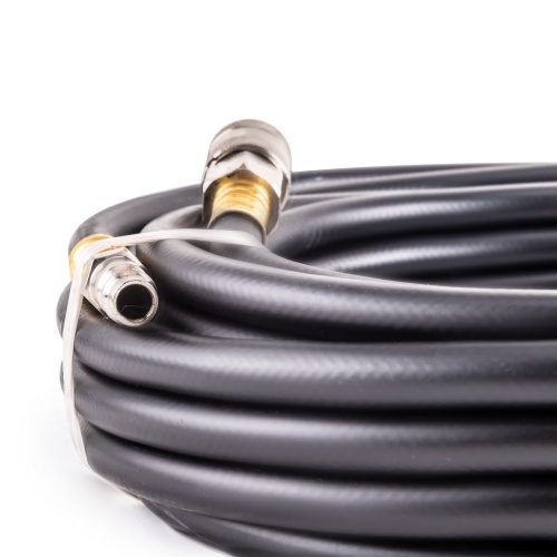 Резиновый маслостойкий воздушный шланг с фитингами Rapid, 20 бар, 12х6 мм, 15 м. AERO купить в Москве с доставкой по всей России | ProtosMarket.ru