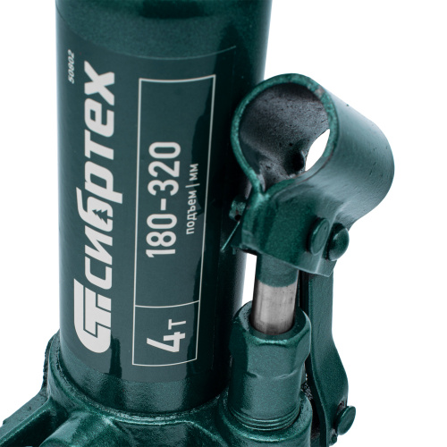 Домкрат гидравлический бутылочный, 4 т, 180-320 мм Сибртех купить в Москве с доставкой по всей России | ProtosMarket.ru