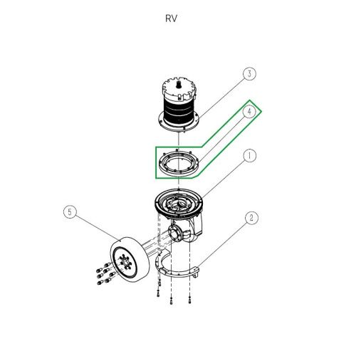 Опорно-поворотный подшипник редуктора для ричтрака RV (внутренний d 200 мм) купить в Москве с доставкой по всей России | ProtosMarket.ru
