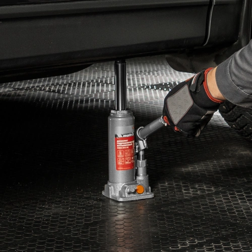 Домкрат гидравлический бутылочный, 2 т, h подъема 181-345 мм, в пластиковом кейсе Matrix купить в Москве с доставкой по всей России | ProtosMarket.ru