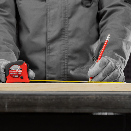 Рулетка Double fixation,3 м х 16 мм,обрезиненный корпус,двойная плавная фиксация Matrix купить в Москве с доставкой по всей России | ProtosMarket.ru