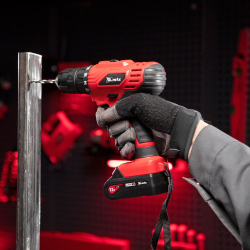Дрель-шуруповерт аккумуляторная MCDL-12-02, Li-Ion, 12 В, 2 акк. MTX купить в Москве с доставкой по всей России | ProtosMarket.ru