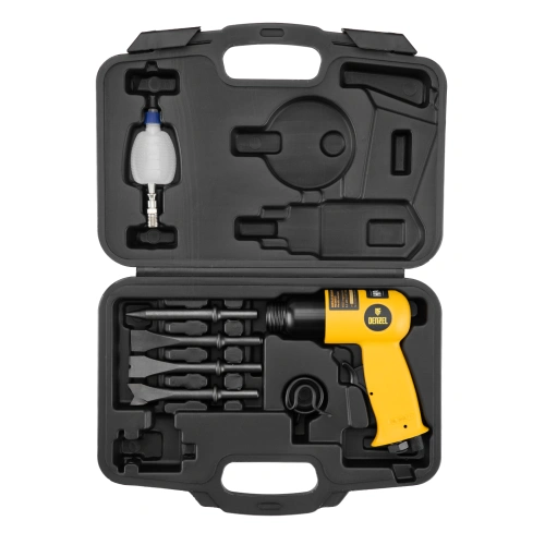 Пневматический молоток НР4500 + набор насадок, 113 л/мин, 4500 уд/мин Denzel по ценам производителя в Москве с доставкой по всей России