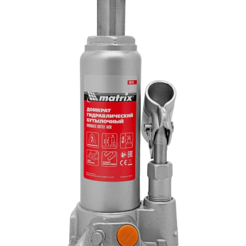Домкрат гидравлический бутылочный, 2 т, h подъема 181-345 мм, в пластиковом кейсе Matrix купить в Москве с доставкой по всей России | ProtosMarket.ru