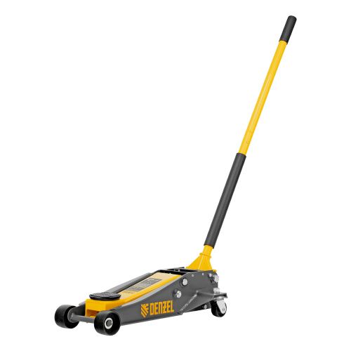 Домкрат гидравлический подкатной, 3 т, 125-470 мм, быстрый подъем, проф. Denzel купить в Москве с доставкой по всей России | ProtosMarket.ru