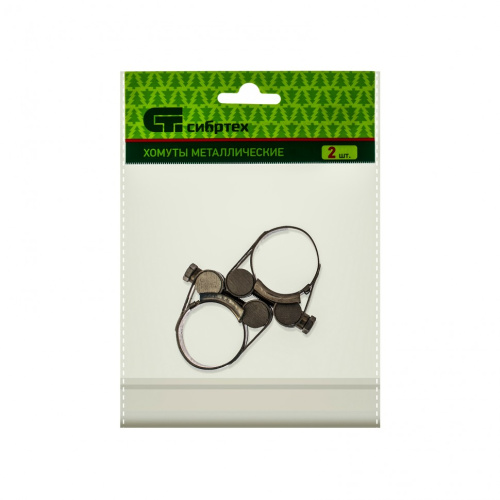 Хомуты металлические, силовые 26-28 мм, ширина 18 мм, шарнирный, W4, 2 шт Сибртех купить в Москве с доставкой по всей России | ProtosMarket.ru