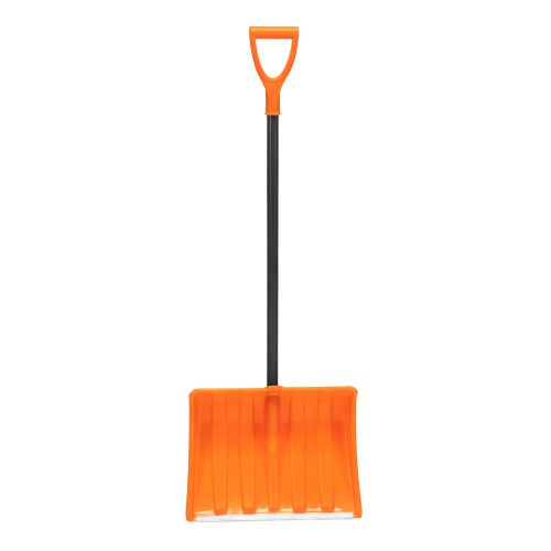 Лопата для уборки снега пластиковая, 490х370х1350 мм, стальной черенок, усиленная Сибртех купить в Москве с доставкой по всей России | ProtosMarket.ru