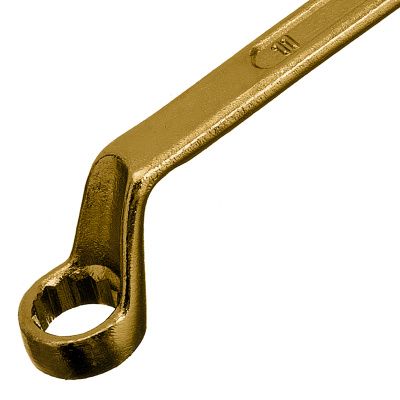 Ключ накидной, 10 х 11 мм, желтый цинк Сибртех купить в Москве с доставкой по всей России | ProtosMarket.ru