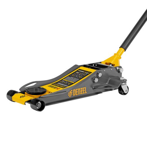 Домкрат гидравлический подкатной, 3 т, 75-500 мм, быстрый подъем, низкий подхват, проф. Denzel купить в Москве с доставкой по всей России | ProtosMarket.ru