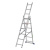 Лестница, 3 х 6 ступеней, алюминиевая, трехсекционная, Сибртех купить в Москве с доставкой по всей России | ProtosMarket.ru