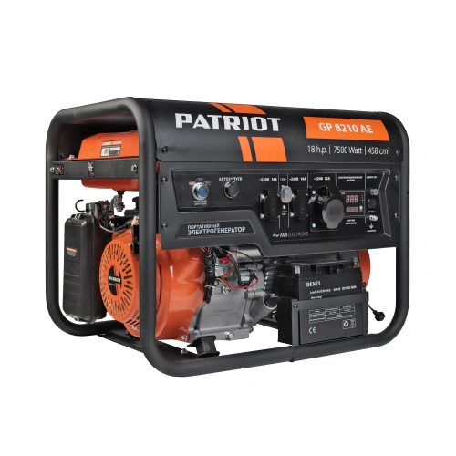 Генератор бензиновый PATRIOT GP 8210 AE купить в Москве с доставкой по всей России | ProtosMarket.ru