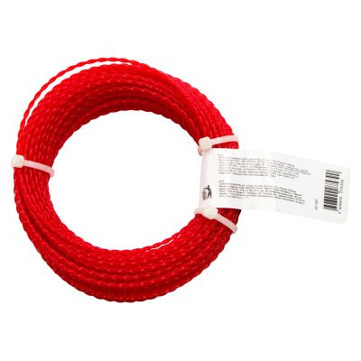 Леска для триммера овальная витая, 2.0 мм х 15 м, Сибртех купить в Москве с доставкой по всей России | ProtosMarket.ru