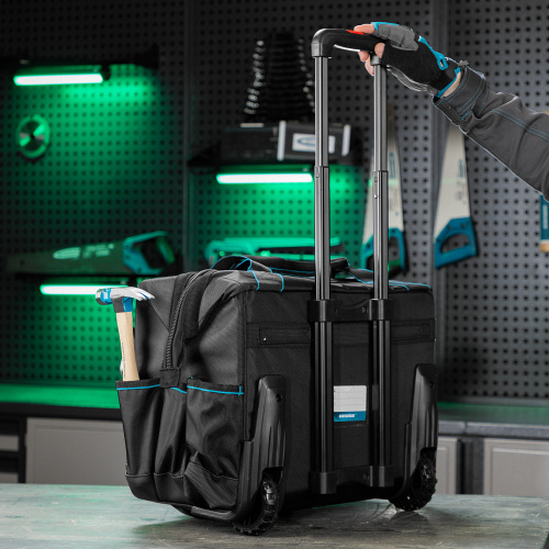 Сумка для инструмента, 460х240х340мм, выдвижная рукоятка, колеса Gross купить в Москве с доставкой по всей России | ProtosMarket.ru