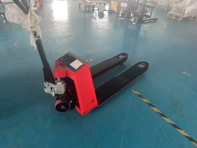 Тележка гидравлическая с весами и принтером 2500 кг 1150 мм полиуретановые колеса TOR AC-CW2