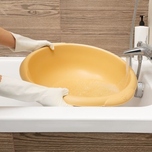 Таз пластмассовый круглый 18 л,бежевый, Home Palisad купить в Москве с доставкой по всей России | ProtosMarket.ru