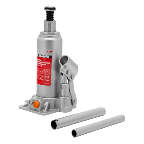 Домкрат гидравлический бутылочный, 4 т, h подъема 194-372 мм, в пластиковом кейсе Matrix купить в Москве с доставкой по всей России | ProtosMarket.ru