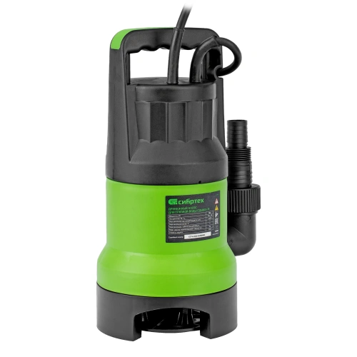 Дренажный насос для грязной воды СДН800-35, 800 Вт, напор 9 м, 13500 л/ч Сибртех купить в Москве с доставкой по всей России | ProtosMarket.ru
