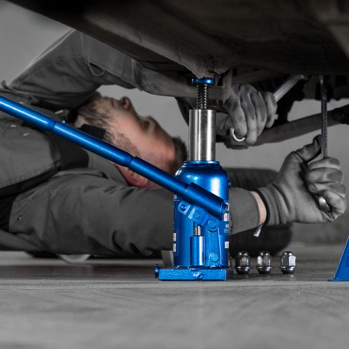 Домкрат гидравлический бутылочный телескопический, 6 т, H подъема 170-420 мм Stels купить в Москве с доставкой по всей России | ProtosMarket.ru