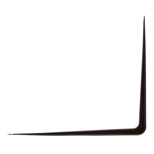 Кронштейн угловой с ребром, 350 х 400 мм, коричневый, / Сибртех купить в Москве с доставкой по всей России | ProtosMarket.ru