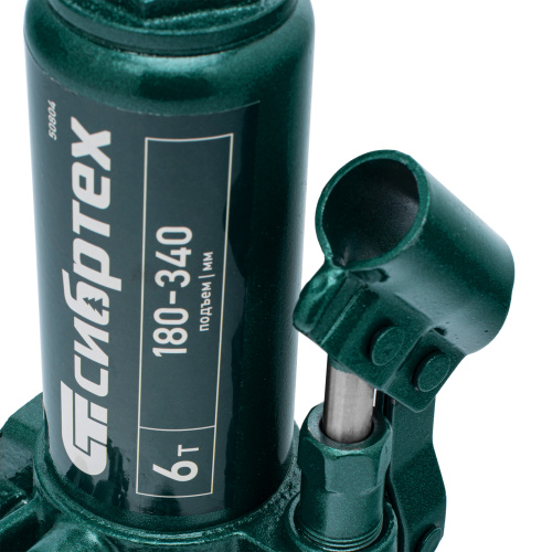 Домкрат гидравлический бутылочный, 6 т, 180-340 мм Сибртех купить в Москве с доставкой по всей России | ProtosMarket.ru