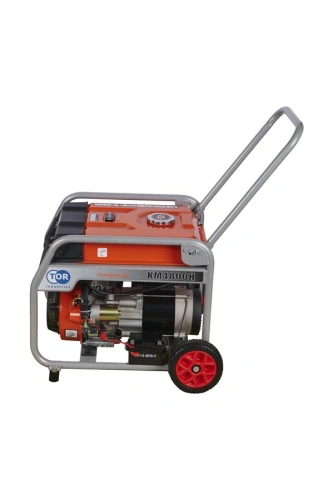 Генератор бензиновый 3,3 кВт 220В 16 л с электростартером и колесами TOR KM4800H купить в Москве с доставкой по всей России | ProtosMarket.ru
