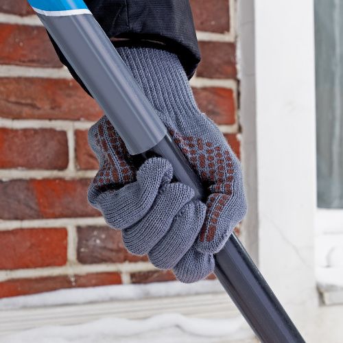 Перчатки трикотажные, акрил, ПВХ гель, "Протектор", серая туча, оверлок Сибртех купить в Москве с доставкой по всей России | ProtosMarket.ru