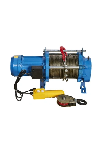 Лебедка электрическая  500/1000 кг 100/50 м с канатом 220 В TOR KCD купить в Москве с доставкой по всей России | ProtosMarket.ru