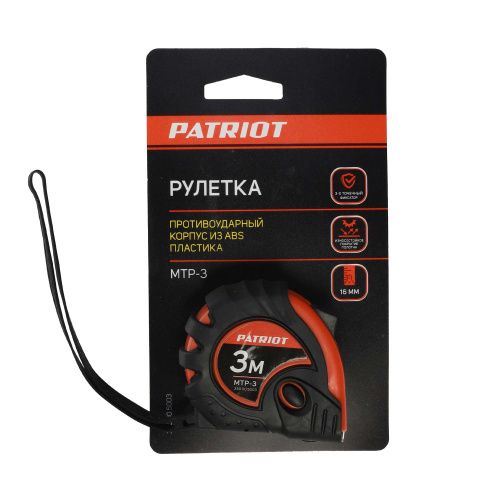 Рулетка измерительная PATRIOT MTP 3 купить в Москве с доставкой по всей России | ProtosMarket.ru