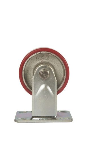 Колесо большегрузное неповоротное FCp 46 100 мм полиуретановое (F) купить в Москве с доставкой по всей России | ProtosMarket.ru