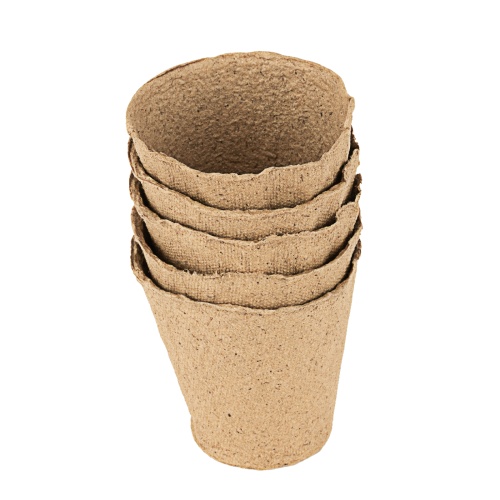 Горшочек для рассады, 80 х 80 мм, торфяной, 5 шт, Россия купить в Москве с доставкой по всей России | ProtosMarket.ru