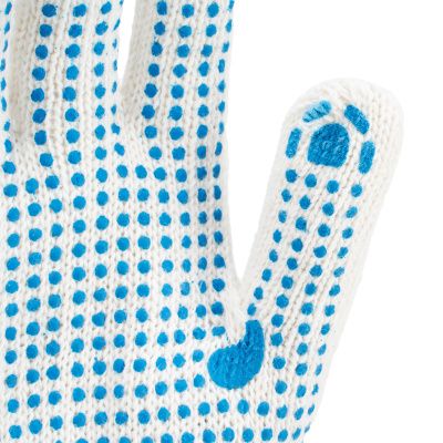 Перчатки х/б, ПВХ покрытие, "Точка", 7 класс купить в Москве с доставкой по всей России | ProtosMarket.ru