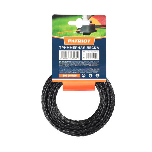 Леска D 3,0 мм L 12 м (скрученный квадрат, черная) купить в Москве с доставкой по всей России | ProtosMarket.ru