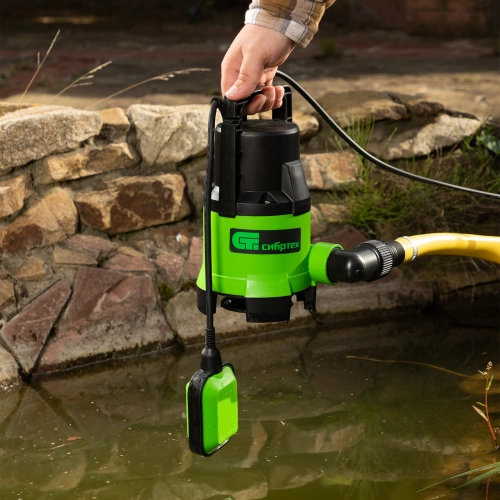 Дренажный насос для грязной воды СДН450-35, 450 Вт, напор 5.5 м, 8000 л/ч Сибртех купить в Москве с доставкой по всей России | ProtosMarket.ru