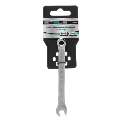 Ключ комбинированный, 7 мм, CrV, антислип Stels купить в Москве с доставкой по всей России | ProtosMarket.ru