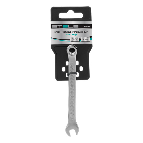 Ключ комбинированный, 7 мм, CrV, антислип Stels купить в Москве с доставкой по всей России | ProtosMarket.ru