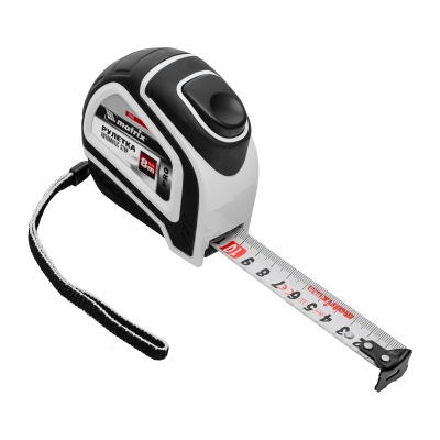 Рулетка Autostop,8 м х 25 мм,двухкомпонентный корпус,автоматическая фиксация,Pro Matrix купить в Москве с доставкой по всей России | ProtosMarket.ru