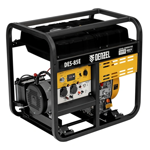 Генератор дизельный DES-85E, 8,5 кВт, 230 В, 16 л, электростартер Denzel купить в Москве с доставкой по всей России | ProtosMarket.ru