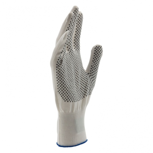 Перчатки Нейлон, ПВХ точка, 13 класс, белые, XL Россия купить в Москве с доставкой по всей России | ProtosMarket.ru