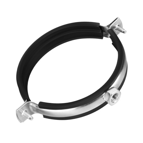 Хомут сантехнический для труб 108-116 (4") с резиновым уплотнением, шпилькой и дюбелем, 1 шт, Сибртех купить в Москве с доставкой по всей России | ProtosMarket.ru