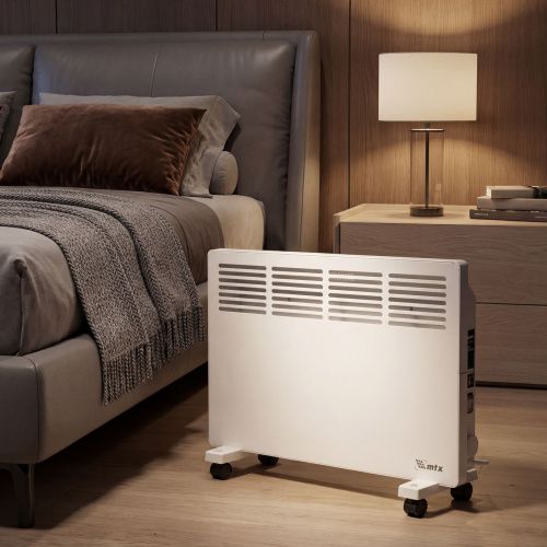 Конвектор электрический КМ-2000.2, 230 В, 2000 Вт, X-образный нагреватель, колеса, термостат MTX купить в Москве с доставкой по всей России | ProtosMarket.ru