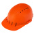 Каскетка защитная "Стиль", пластиковая, оранжевая Сибртех купить в Москве с доставкой по всей России | ProtosMarket.ru