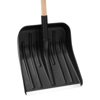 Лопата для уборки снега пластиковая, 360 х 405 х 1550 мм, деревянный черенок в/с, Россия, Сибртех купить в Москве с доставкой по всей России | ProtosMarket.ru