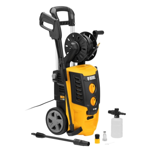 Моечная машина высокого давления R-180D, 2200 Вт, 180 бар, 380 л/ч, с барабаном// Denzel купить в Москве с доставкой по всей России | ProtosMarket.ru