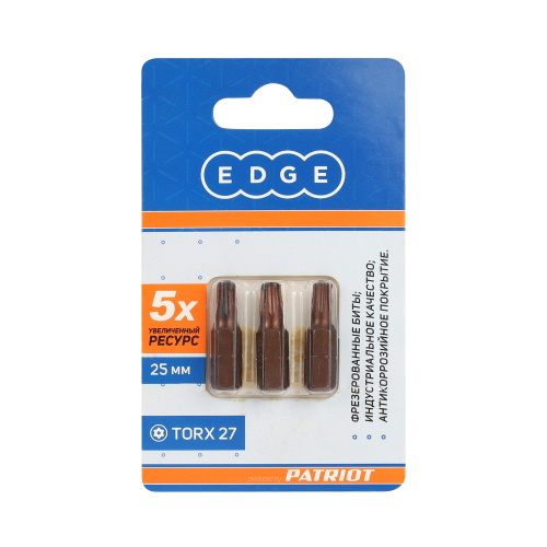 Бита T27, сталь S2, длина 25 мм, 3 шт. купить в Москве с доставкой по всей России | ProtosMarket.ru