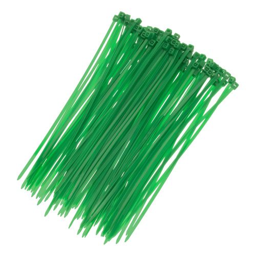 Хомуты, 150 x 2.5 мм, пластиковые, зеленые, 100 шт Сибртех купить в Москве с доставкой по всей России | ProtosMarket.ru