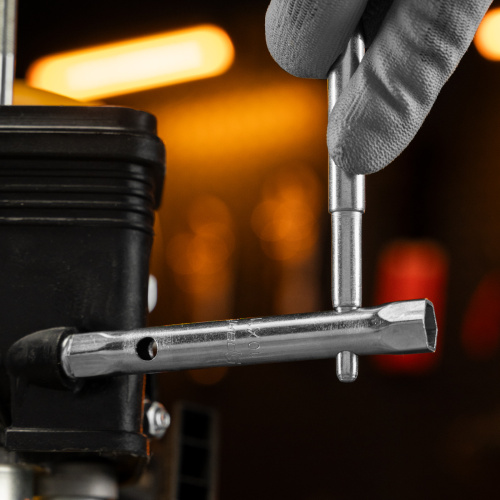 Набор ключей трубчатых торцевых, 6 - 22 мм, вороток, оцинкованные, 9 шт. Sparta купить в Москве с доставкой по всей России | ProtosMarket.ru